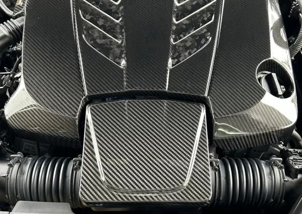 E6 Carbon - Air Intake Box Trim For Lexus LC500