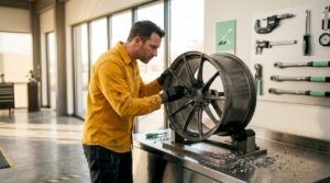 Performance wheel alignment steps for high-performance cars