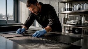Carbon Fiber Parts Finishing Workflow for Manufacturers