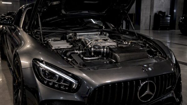 AMG GT with installed VTA adapter