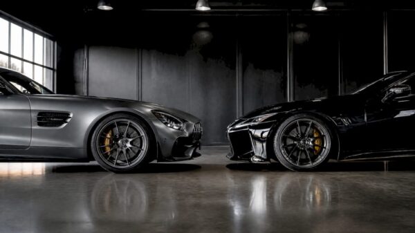 AMG GT and Lexus LC500 wheel fitment