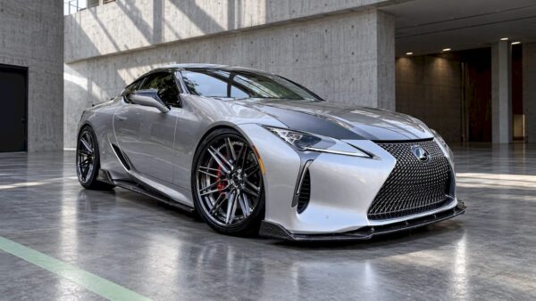 Lexus LC500 fitted with E6 Carbon Elite Kit